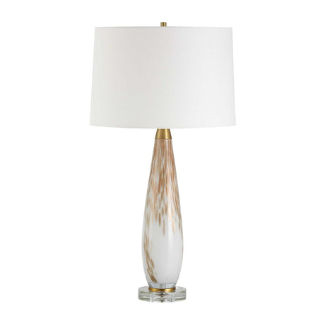 Modern European furniture - Gold Speckled Glass Table Lamp by Uttermost Lyra - www.oroa.com