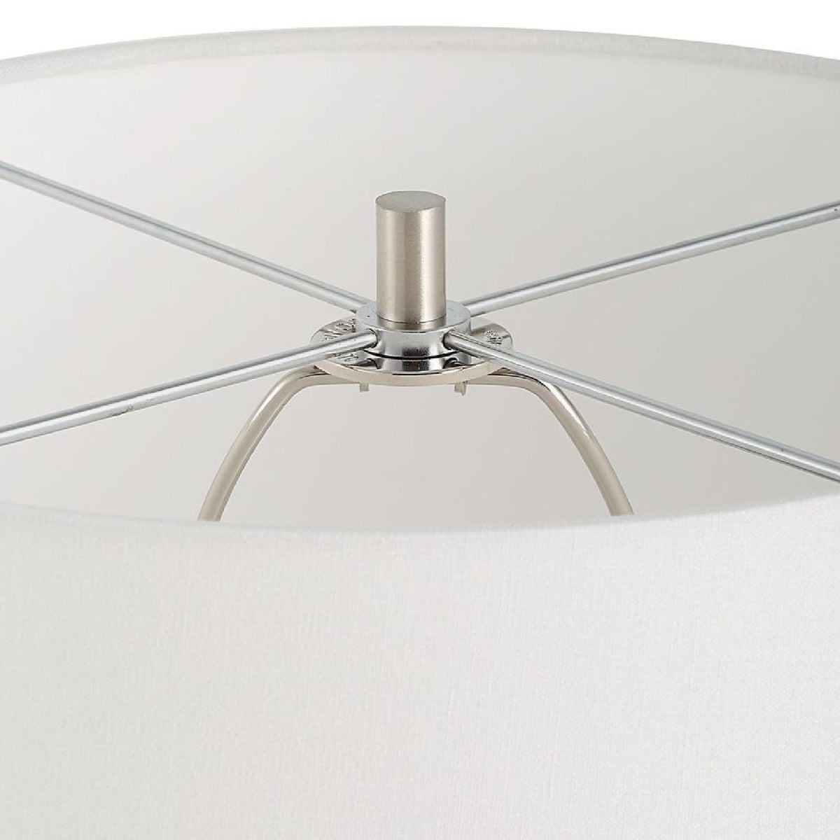 Modern European furniture - Gray & Silver Glass Table Lamp by Uttermost  Quinn - www.oroa.com