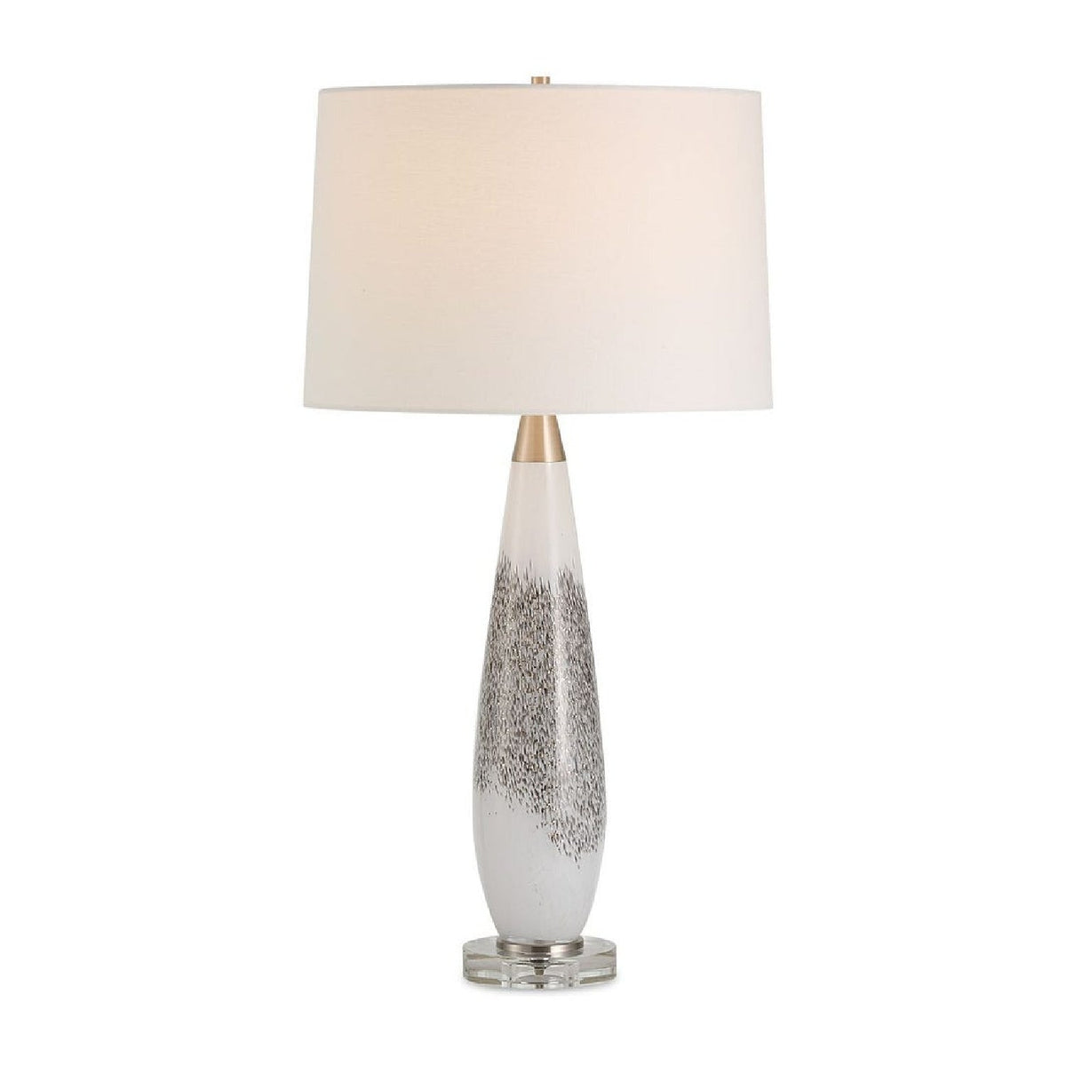 Modern European furniture - Gray & Silver Glass Table Lamp by Uttermost  Quinn - www.oroa.com