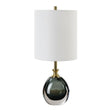 Smoky Blue Glass Buffet Lamp by Uttermost Enigma