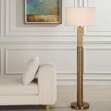 Travertine Column Floor Lamp | Uttermost Knox - www.oroa.com