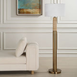Travertine Column Floor Lamp | Uttermost Knox - www.oroa.com