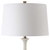 Modern European furniture - White Stone Floor Lamp - www.oroa.com