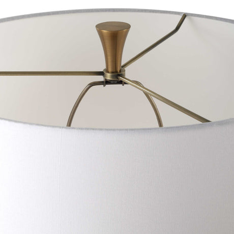 Modern European furniture - White Stone Floor Lamp - www.oroa.com