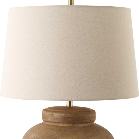 Distressed Terracotta Table Lamp by Uttermost Urbino, alternate view 4
