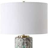 Crackled Ceramic Table Lamp by Uttermost Meltdown, alternate view 4