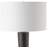 Modern European furniture - Black Iron Tapered Floor Lamp - www.oroa.com