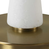 Modern European furniture - Polished Alabaster Table Lamp - www.oroa.com