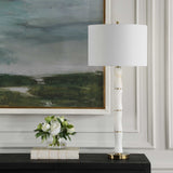 Modern European furniture - Polished Alabaster Table Lamp - www.oroa.com