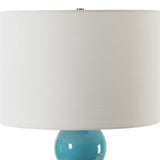 Blue Ceramic Spheres Table Lamp by Uttermost Palawan, alternate view 4