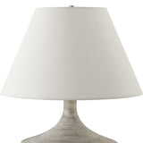 Modern European furniture - White Distressed Ceramic Table Lamp by Uttermost Carafe - www.oroa.com