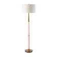 White Marble Column Floor Lamp by Uttermost Faro