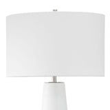 White & Gray Ceramic Table Lamp by Uttermost Santino, alternate view 4