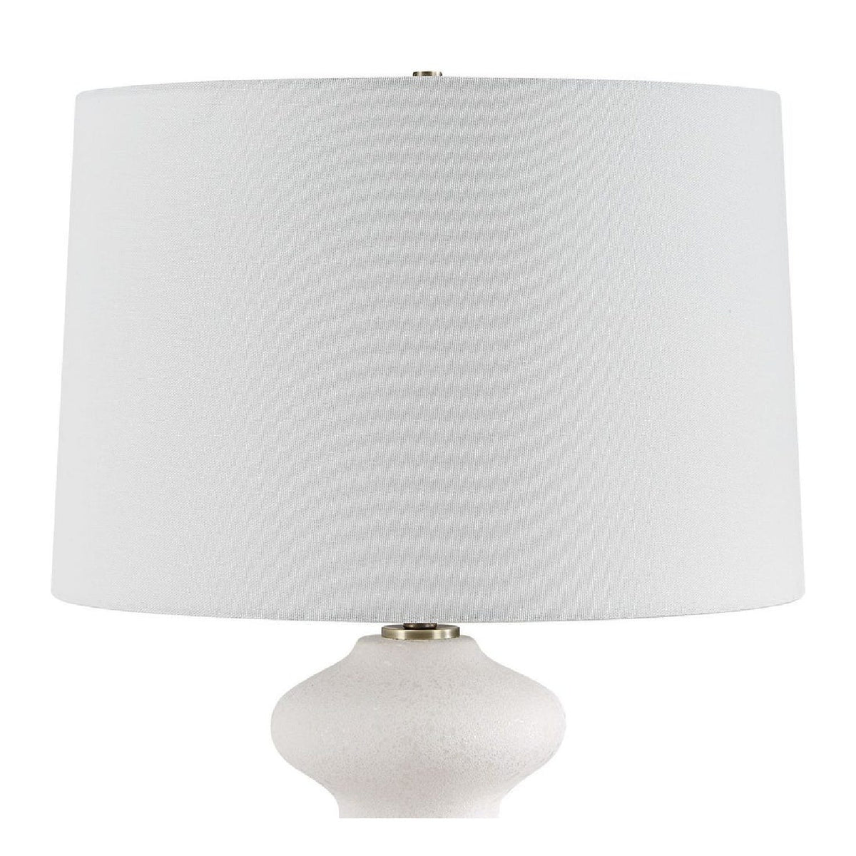 White Porcelain Table Lamp by Uttermost Liora, alternate view 5
