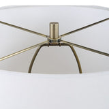 White Porcelain Table Lamp by Uttermost Liora, alternate view 6