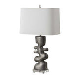 Modern European furniture - Tarnished Nickel Table Lamp by Uttermost Free Flowing - www.oroa.com