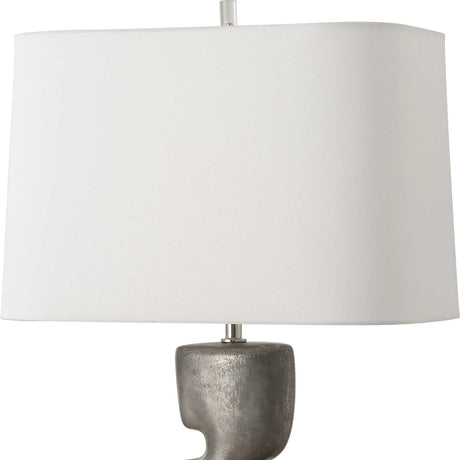 Modern European furniture - Tarnished Nickel Table Lamp by Uttermost Free Flowing - www.oroa.com