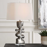 Modern European furniture - Tarnished Nickel Table Lamp by Uttermost Free Flowing - www.oroa.com