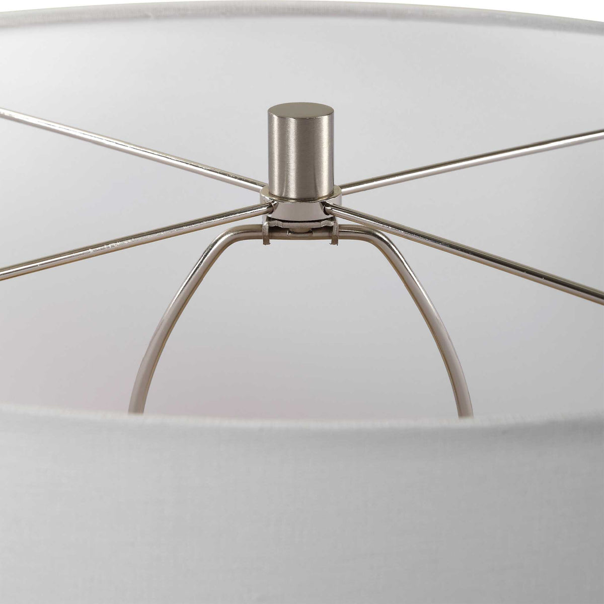 White Glaze Ceramic Table Lamp by Uttermost Dribble, alternate view 5