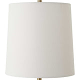 Modern European furniture - Carved Travertine Accent Lamp - www.oroa.com