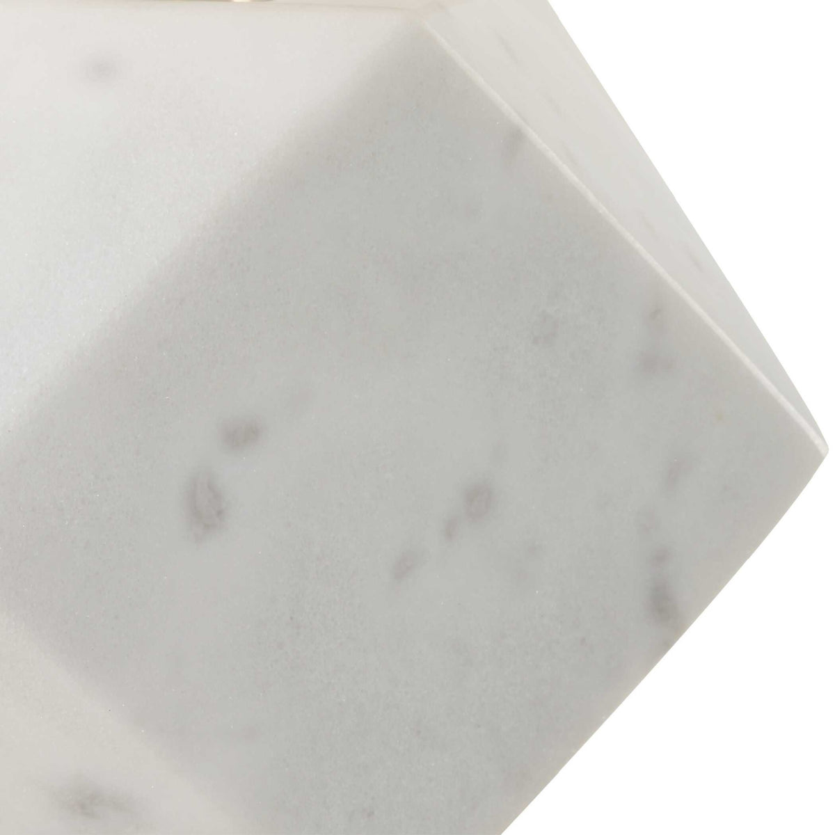 Modern European furniture - Faceted White Marble Table Lamp - www.oroa.com