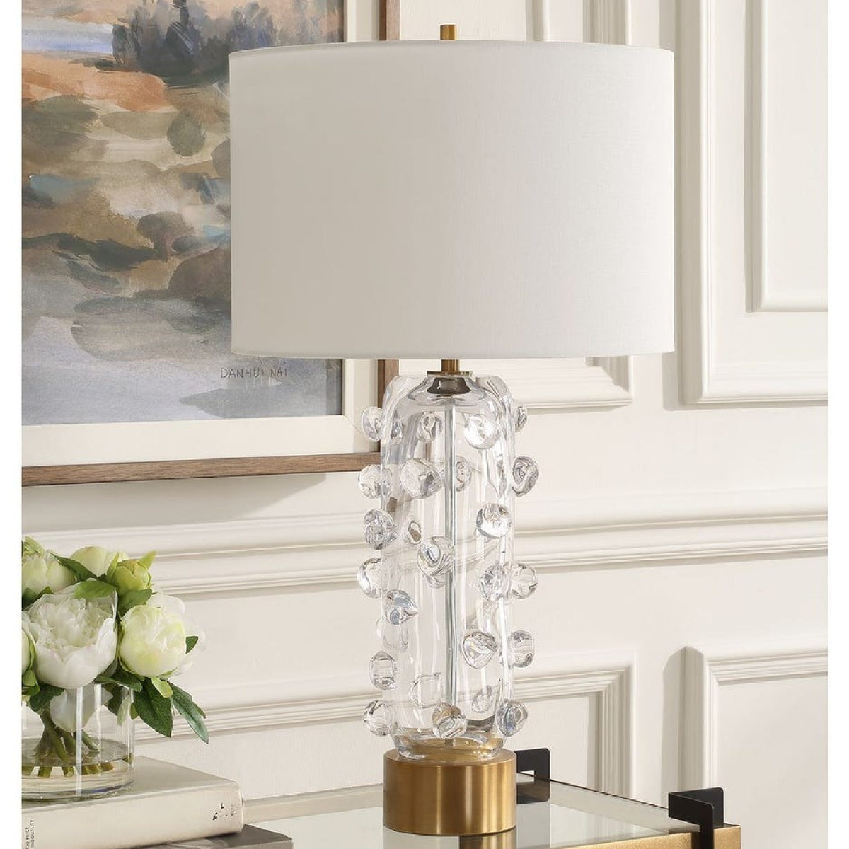 Glass Table Lamp by Uttermost Aura, alternate view 14