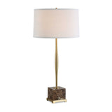 Brass Spindle Base Table Lamp by Uttermost Booker