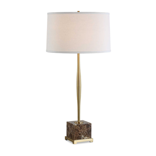 Brass Spindle Base Table Lamp by Uttermost Booker