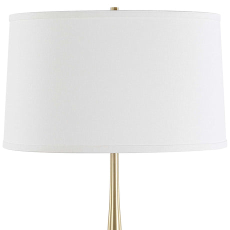 Brass Spindle Base Table Lamp by Uttermost Booker, alternate view 4