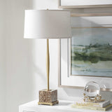 Brass Spindle Base Table Lamp by Uttermost Booker, alternate view 6