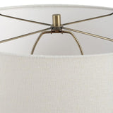 Distressed Brown Ceramic Table Lamp by Uttermost Rya, alternate view 5