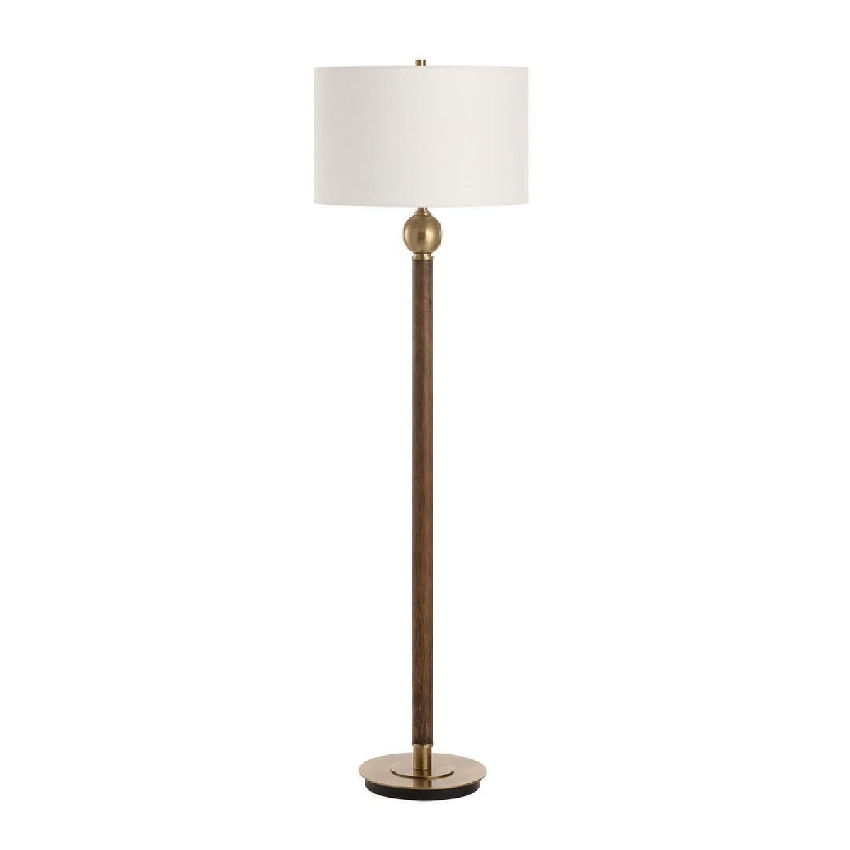 Dark Oak Stem Floor Lamp by Uttermost Keros