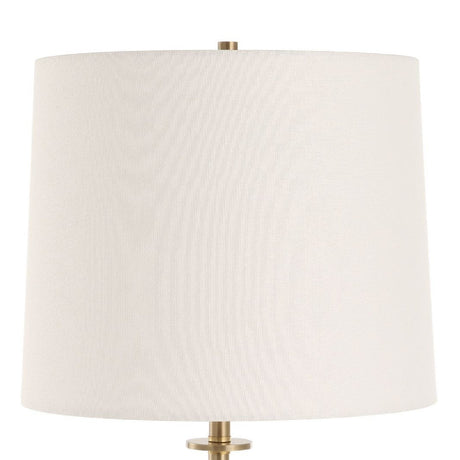White Linen Shade Buffet Lamp by Uttermost Dempsey, alternate view 7