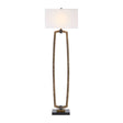 Modern European furniture - Carved Antique Gold Floor Lamp - www.oroa.com