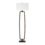 Modern European furniture - Carved Antique Gold Floor Lamp - www.oroa.com