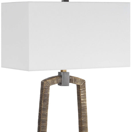 Modern European furniture - Carved Antique Gold Floor Lamp - www.oroa.com