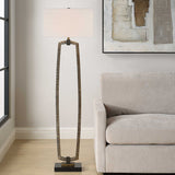 Modern European furniture - Carved Antique Gold Floor Lamp - www.oroa.com