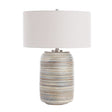 Earth-Toned Stripe Ceramic Table Lamp L by Uttermost Prospect