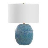Modern European furniture - Textured Ceramic Table Lamp - www.oroa.com