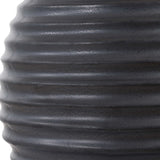 Bronze Ribbed Ceramic Table Lamp by Uttermost Chelsom, alternate view 5