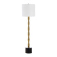 Antique Brass Stem Buffet Lamp by Uttermost Ezra