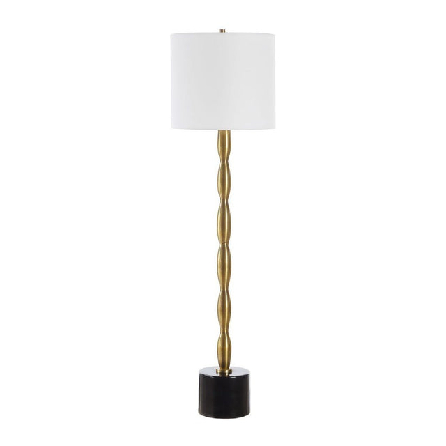 Antique Brass Stem Buffet Lamp by Uttermost Ezra
