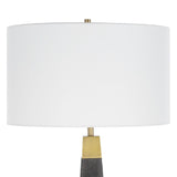 Tapered Burned Wood-Look Floor Lamp by Uttermost Lathey, alternate view 6