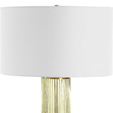 Transparent Green Glass Table Lamp by Uttermost Mirah, alternate view 4