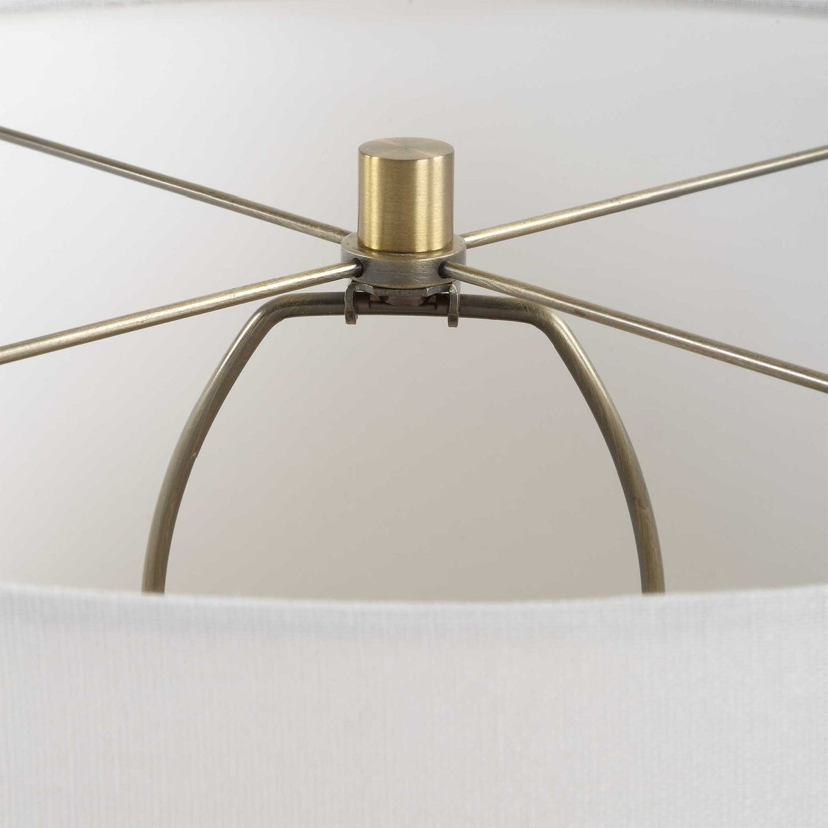 Transparent Green Glass Table Lamp by Uttermost Mirah, alternate view 5