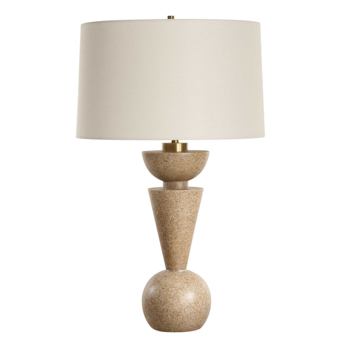 Modern European furniture - Geometrical Stone Table Lamp - www.oroa.com