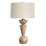 Modern European furniture - Geometrical Stone Table Lamp - www.oroa.com