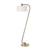 Brass & Bronze Floor Lamp by Uttermost Irwin, alternate view 3