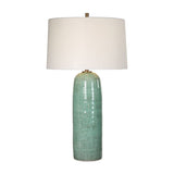 Modern European furniture - Crackled Teal Ceramic Table Lamp by Uttermost Andale - www.oroa.com