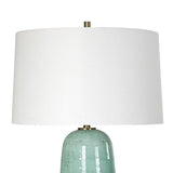 Modern European furniture - Crackled Teal Ceramic Table Lamp by Uttermost Andale - www.oroa.com